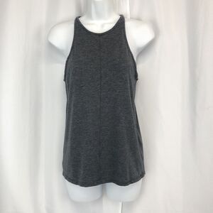 Lululemon High Neck Run and Train Tank Dark Gray Size 2 Small
